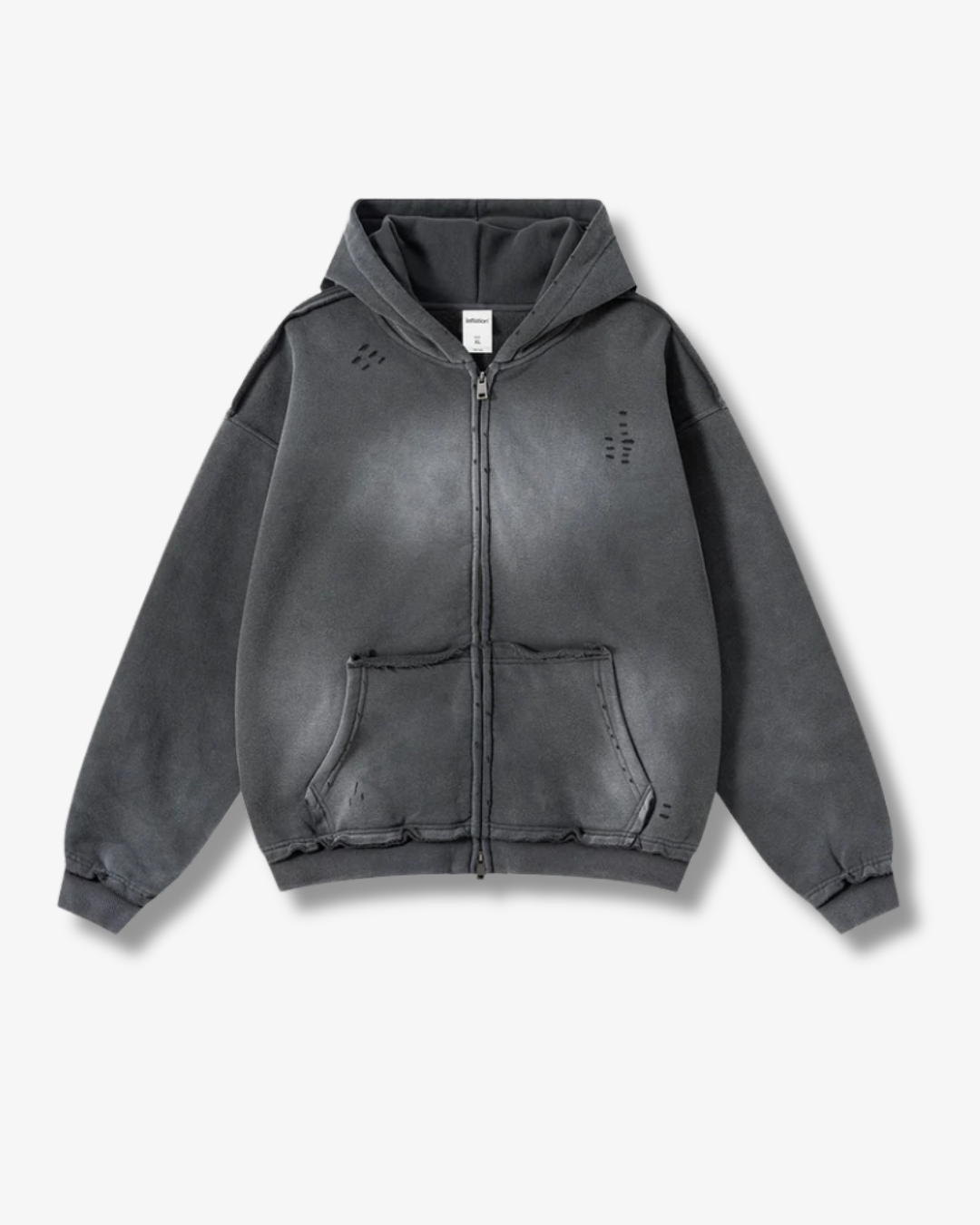 THE THRASHED ZIP UP